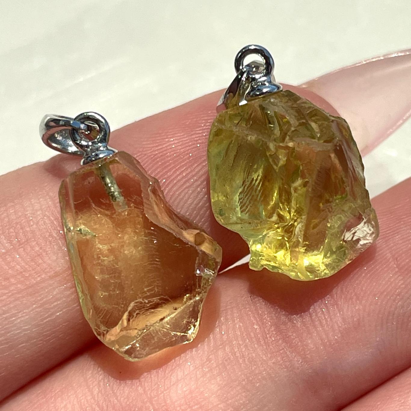 Lemon Quartz AA Sterling Silver Pendant Lemon Quartz AA Sterling Silver Pendant